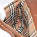 Burberrys Shoulder Bag Leather Gold Brown Auth ep11513-19