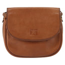 Burberrys Shoulder Bag Leather Gold Brown Auth ep11513-13