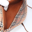 Burberrys Shoulder Bag Leather Gold Brown Auth ep11513-20