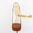 Burberrys Shoulder Bag Leather Gold Brown Auth ep11513-21