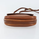 Burberrys Shoulder Bag Leather Gold Brown Auth ep11513-5