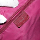 Christian Dior Trotter Canvas Shoulder Bag Red Silver Auth ep11517-17