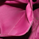 Christian Dior Trotter Canvas Shoulder Bag Red Silver Auth ep11517-20