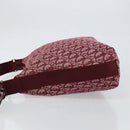 Christian Dior Trotter Canvas Shoulder Bag Red Silver Auth ep11517-5