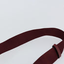 Christian Dior Trotter Canvas Shoulder Bag Red Silver Auth ep11517-8