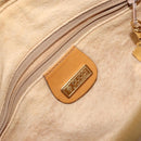 GUCCI Micro GG Supreme Shoulder Bag PVC Beige Gold Auth ep11521-18