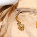 GUCCI Micro GG Supreme Shoulder Bag PVC Beige Gold Auth ep11521-21