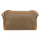 GUCCI Micro GG Supreme Shoulder Bag PVC Beige Gold Auth ep11521-2