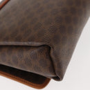 CELINE Macadam Canvas Shoulder Bag PVC Brown Gold Auth ep11522-12