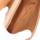 CELINE Macadam Canvas Shoulder Bag PVC Brown Gold Auth ep11522-18