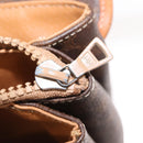 CELINE Macadam Canvas Shoulder Bag PVC Brown Gold Auth ep11522-21