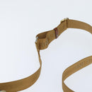 CELINE Macadam Canvas Shoulder Bag PVC Leather Brown Gold Auth ep11523-8