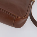 GUCCI Bamboo Hand Bag Leather 2way Brown Gold 001 1014 1638 Auth ep11526-15