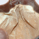 GUCCI Bamboo Hand Bag Leather 2way Brown Gold 001 1014 1638 Auth ep11526-18