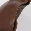 GUCCI Bamboo Hand Bag Leather 2way Brown Gold 001 1014 1638 Auth ep11526-6