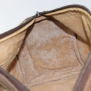 GUCCI GG Supreme Web Sherry Line Bag PVC Beige Gold 012 3842 58 Auth ep11528-19