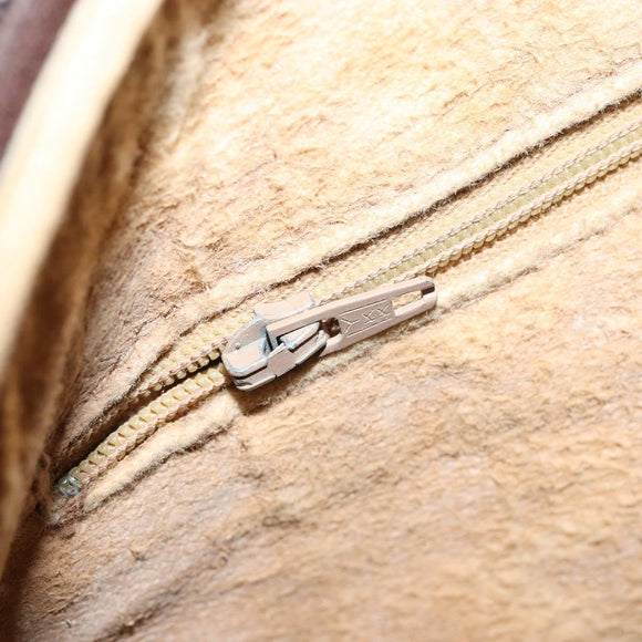 GUCCI GG Supreme Web Sherry Line Bag PVC Beige Gold 012 3842 58 Auth ep11528