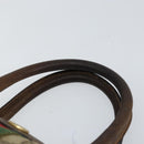 GUCCI GG Supreme Web Sherry Line Bag PVC Beige Gold 012 3842 58 Auth ep11528-8