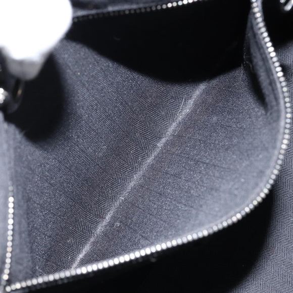 LOEWE Hand Bag Leather Black Auth ep11530