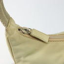PRADA Hand Bag Nylon Beige Gold Auth ep11531-10
