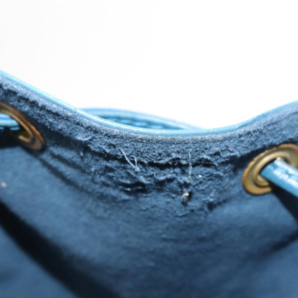 LOUIS VUITTON Epi Petit Noe Shoulder Bag Blue M44105 LV Auth ep11535