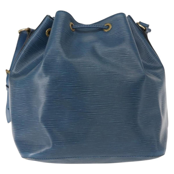 LOUIS VUITTON Epi Petit Noe Shoulder Bag Blue M44105 LV Auth ep11535