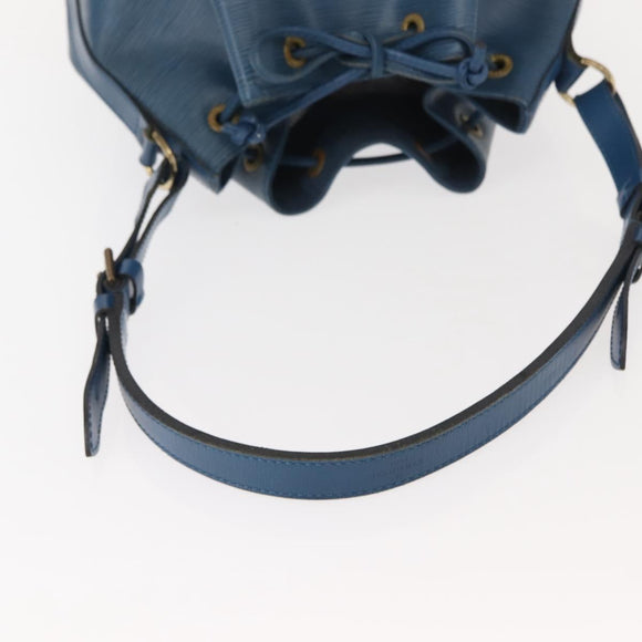 LOUIS VUITTON Epi Petit Noe Shoulder Bag Blue M44105 LV Auth ep11535
