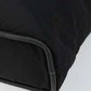 CELINE Tote Bag Nylon Leather Black Gold Auth ep11537-9