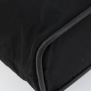 CELINE Tote Bag Nylon Leather Black Gold Auth ep11537-14