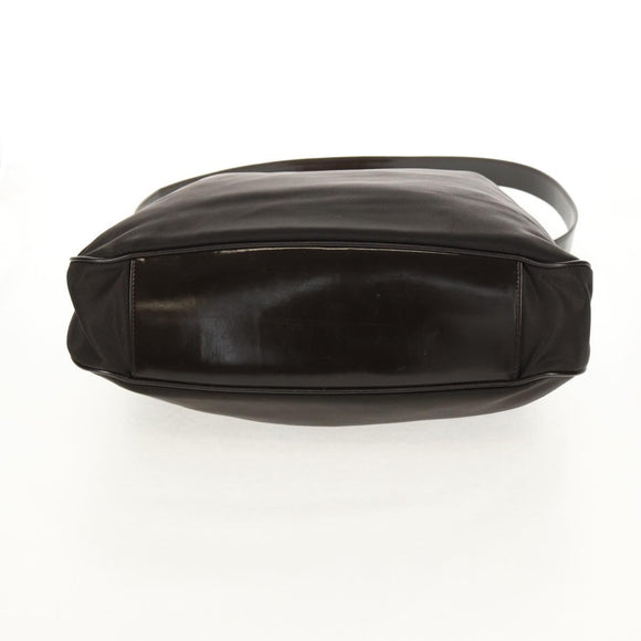 GUCCI Bamboo Hand Bag Nylon 2way Brown Silver 001 1577 Auth ep11538