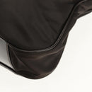 GUCCI Bamboo Hand Bag Nylon 2way Brown Silver 001 1577 Auth ep11538-18