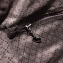 GUCCI Bamboo Hand Bag Nylon 2way Brown Silver 001 1577 Auth ep11538-23