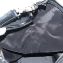 GUCCI Shoulder Bag Nylon Leather Black Silver 001 1955 Auth ep11539-20