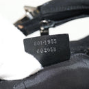 GUCCI Shoulder Bag Nylon Leather Black Silver 001 1955 Auth ep11539-12