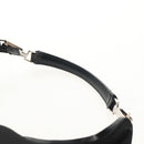 GUCCI Shoulder Bag Nylon Leather Black Silver 001 1955 Auth ep11539-14