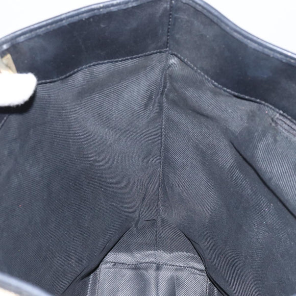 GUCCI GG Canvas Tote Bag Navy Gold 002 1098 3444 Auth ep11540