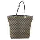GUCCI GG Canvas Tote Bag Navy Gold 002 1098 3444 Auth ep11540-13