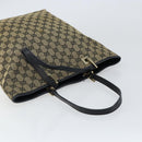 GUCCI GG Canvas Tote Bag Navy Gold 002 1098 3444 Auth ep11540-6