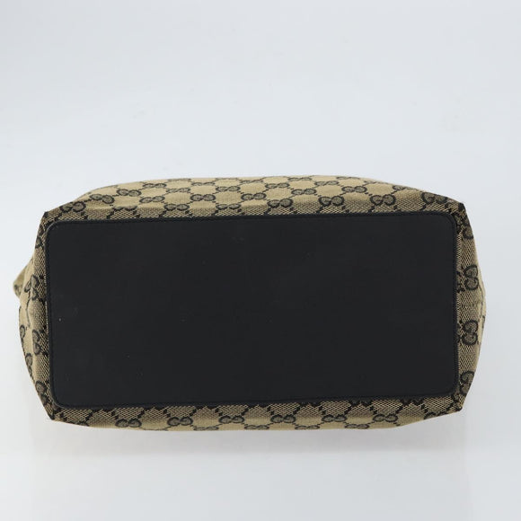 GUCCI GG Canvas Tote Bag Navy Gold 002 1098 3444 Auth ep11540