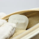 GUCCI Botanical Shoulder Bag Canvas Leather White Gold 007 115 1093 Auth ep11546-12