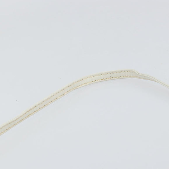 GUCCI Botanical Shoulder Bag Canvas Leather White Gold 007 115 1093 Auth ep11546