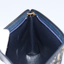 Christian Dior Trotter Canvas Shoulder Bag Navy Gold Auth ep11547-19