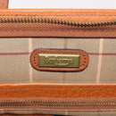 Burberrys Business Bag Leather Brown Gold Auth ep11548-11