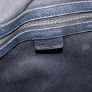 CELINE Macadam Canvas Tote Bag Canvas Black Silver Auth ep11551-17