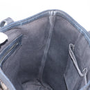 CELINE Macadam Canvas Tote Bag Canvas Black Silver Auth ep11551-18