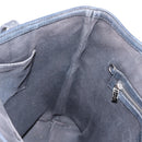 CELINE Macadam Canvas Tote Bag Canvas Black Silver Auth ep11551-19