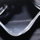 CELINE Macadam Canvas Tote Bag Canvas Black Silver Auth ep11551-11