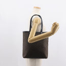 CELINE Macadam Canvas Tote Bag Canvas Black Silver Auth ep11551-21
