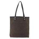 CELINE Macadam Canvas Tote Bag Canvas Black Silver Auth ep11551-2