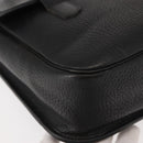 Christian Dior Hand Bag Leather Black Gold Auth ep11555-10